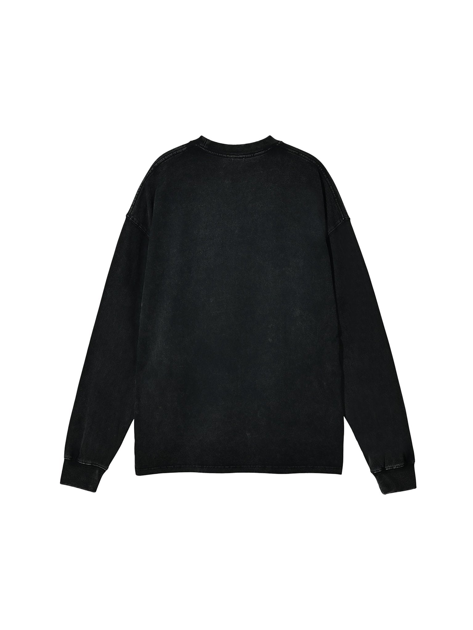 Acid Wash Oversize Long Sleeve T-Shirt - Tara's Tiny Treasures