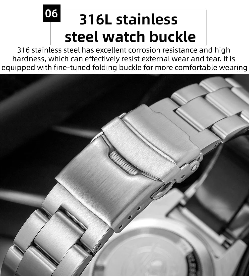 ADDIESDIVE Men Watch 2025 New Diving Luminous Quartz Wristwatch Waterproof 200m Luxury Stainless Steel 41mm Ceramic Bezel Watch - Tara's Tiny Treasures