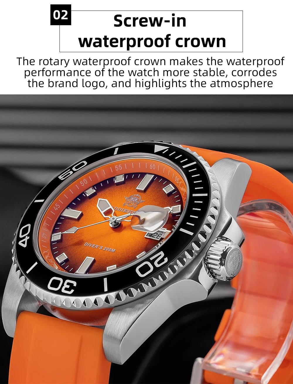ADDIESDIVE Men Watch 2025 New Diving Luminous Quartz Wristwatch Waterproof 200m Luxury Stainless Steel 41mm Ceramic Bezel Watch - Tara's Tiny Treasures