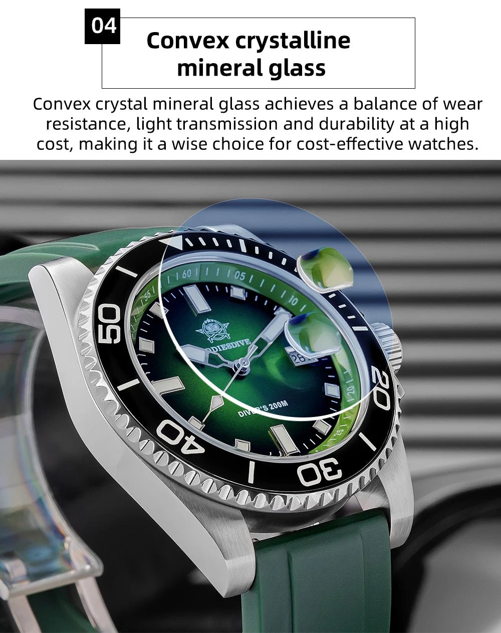 ADDIESDIVE Men Watch 2025 New Diving Luminous Quartz Wristwatch Waterproof 200m Luxury Stainless Steel 41mm Ceramic Bezel Watch - Tara's Tiny Treasures