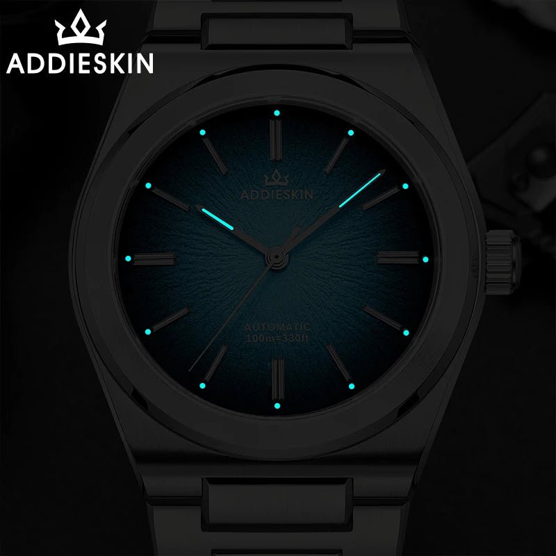 ADDIESKIN Luxury Men's Watch Miyota 9015 Sapphire Glass Gradient Luminous Waterproof 10Bar Gada K001 Automatic Mechanical Watch - Tara's Tiny Treasures