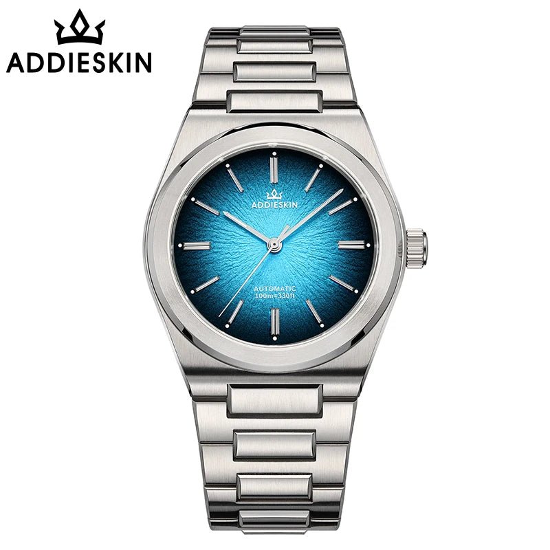 ADDIESKIN Luxury Men's Watch Miyota 9015 Sapphire Glass Gradient Luminous Waterproof 10Bar Gada K001 Automatic Mechanical Watch - Tara's Tiny Treasures