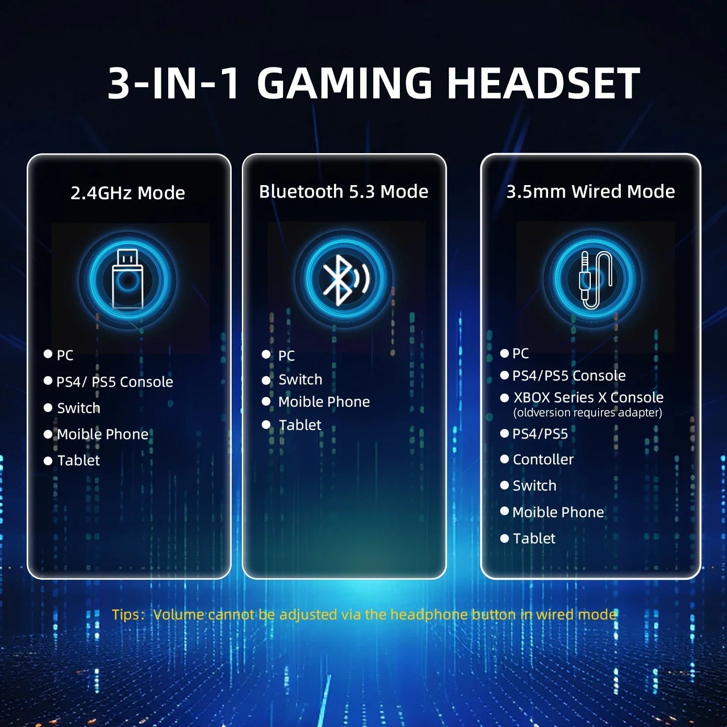 ATTACK SHARK L80PRO Wireless Gaming Headset 2.4G/BT/Wired Ultra-Light 40mm Drivers Low Latency Headphone for PC PS5 Switch Xbox - Tara's Tiny Treasures