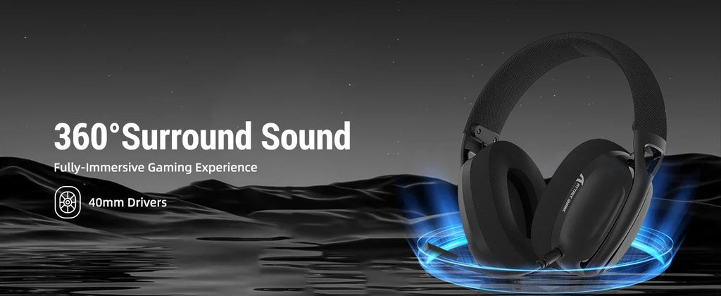 ATTACK SHARK L80PRO Wireless Gaming Headset 2.4G/BT/Wired Ultra-Light 40mm Drivers Low Latency Headphone for PC PS5 Switch Xbox - Tara's Tiny Treasures