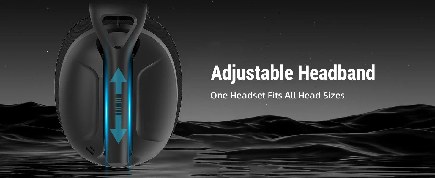 ATTACK SHARK L80PRO Wireless Gaming Headset 2.4G/BT/Wired Ultra-Light 40mm Drivers Low Latency Headphone for PC PS5 Switch Xbox - Tara's Tiny Treasures