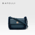 BAFELLI 2025 NEW WOMEN'S BAGS FASHION TRENDING FUR GENUINE LEATHER LUXURY BRAND ORIGINAL DESIGNER CROSSBODY SHOULDER PURSE - Tara's Tiny Treasures