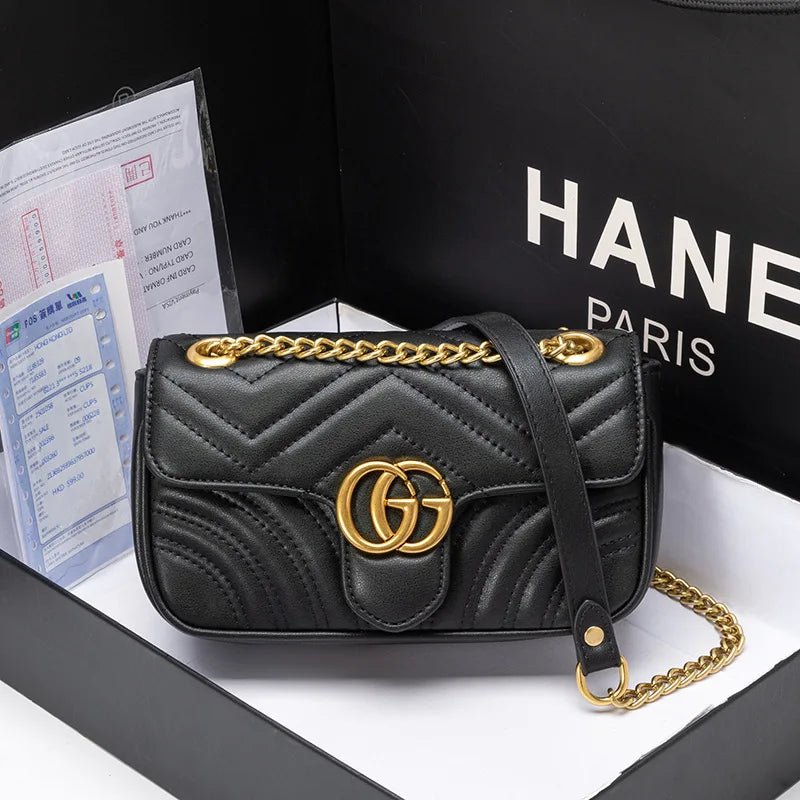 Bag Women's 2026 New Xiaoxiangfeng Chain Bag Fashion Shoulder Crossbody Bag - Tara's Tiny Treasures