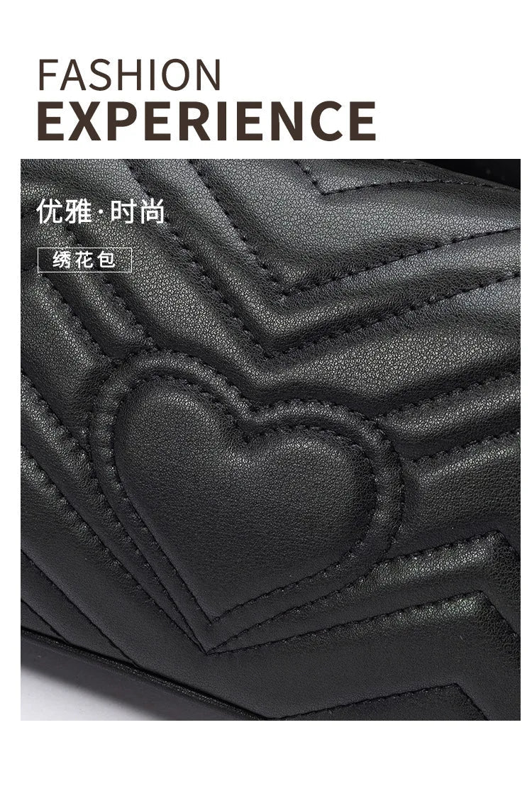 Bag Women's 2026 New Xiaoxiangfeng Chain Bag Fashion Shoulder Crossbody Bag - Tara's Tiny Treasures
