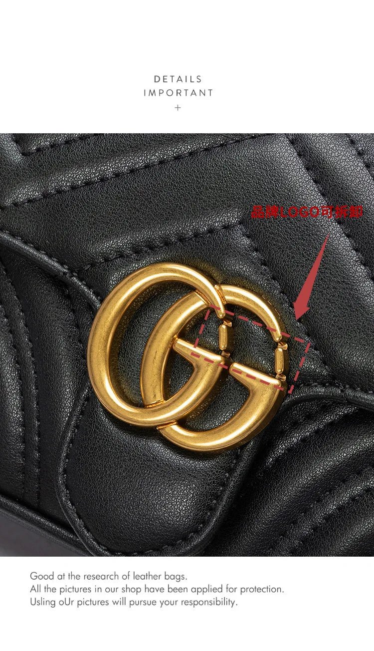 Bag Women's 2026 New Xiaoxiangfeng Chain Bag Fashion Shoulder Crossbody Bag - Tara's Tiny Treasures