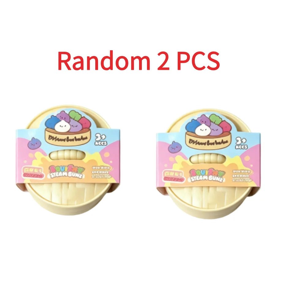 Blind Box Colorful Simulated Dumpling Squishy Relaxing Relieve Anxiety Antistress Enhance Happiness Rebound Squeeze Reliever Toy - Tara's Tiny Treasures