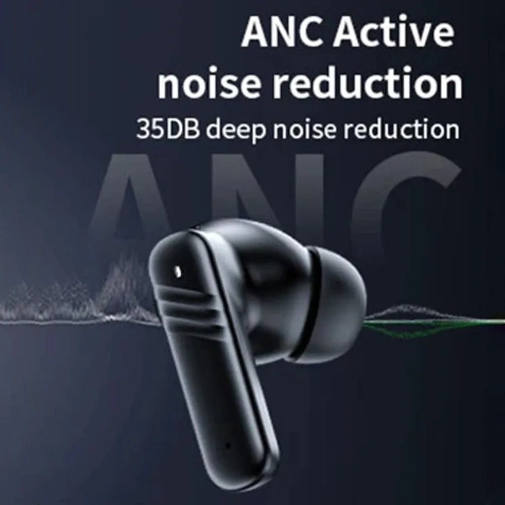 Bluetooth 5.4 Full Touch Screen Headphones Smart LCD in Ear Wireless in-Ear Earbuds Long Battery HD Call ANC Bluetooth Earphones - Tara's Tiny Treasures