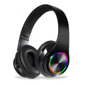Bluetooth Headphones RGB Lighting Noise Cancellation Foldable Headsets Over Ear Stereo HIFI Sports Headset TF Music Player B39 - Tara's Tiny Treasures