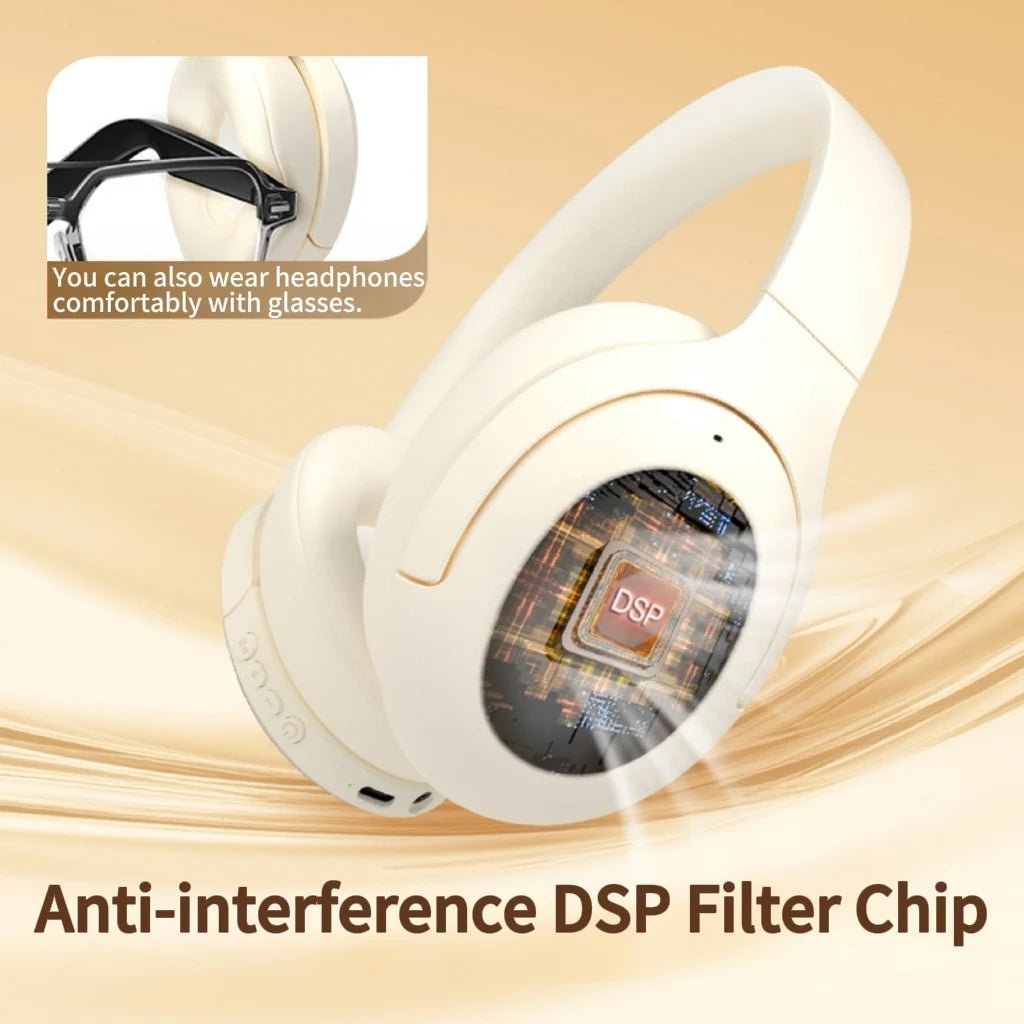 Bluetooth Headset with FM Radio Wireless Headset Bluetooth Earphone For HIFI Stereo With Built-in Mic - Tara's Tiny Treasures