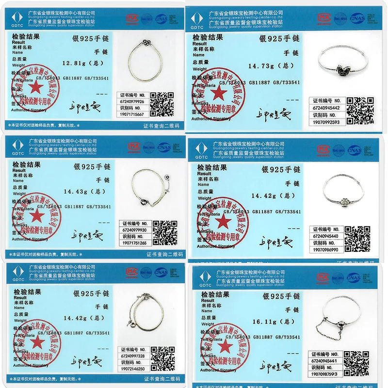 Bracelet Original 925 Sterling Silver Charm Bracelet 17-20CM Love Heart Pave Zirconia Bracelet for Women DIY Charm Jewelry Gifts - Tara's Tiny Treasures