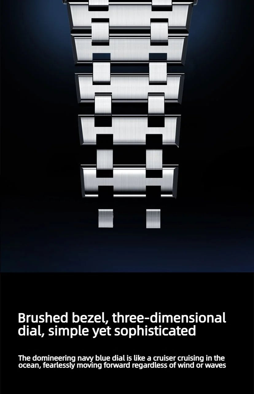 Carnival Brand IW High-End Series Luxury Sapphire Mechanical Watch Men 50M Waterproof Imported Movement Automatic Watches Mens - Tara's Tiny Treasures