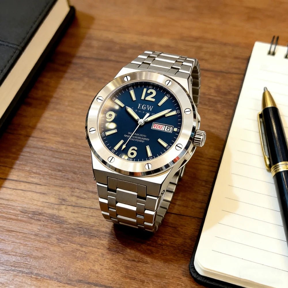 Carnival Brand IW High-End Series Luxury Sapphire Mechanical Watch Men 50M Waterproof Imported Movement Automatic Watches Mens - Tara's Tiny Treasures
