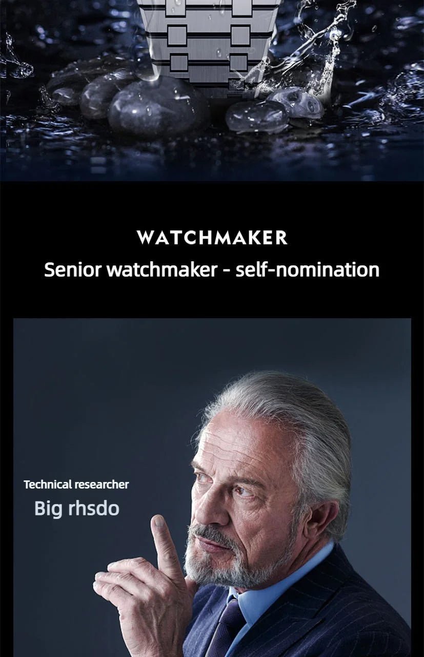 Carnival Brand IW High-End Series Luxury Sapphire Mechanical Watch Men 50M Waterproof Imported Movement Automatic Watches Mens - Tara's Tiny Treasures