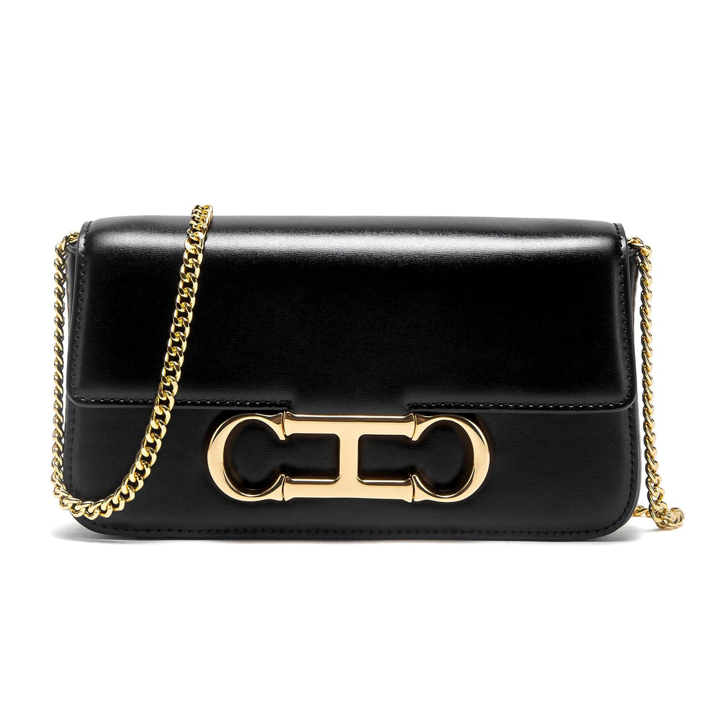 CHCH Women's Chain Bag Summer New Black Shoulder Bag Women's Flip Phone Bag - Tara's Tiny Treasures
