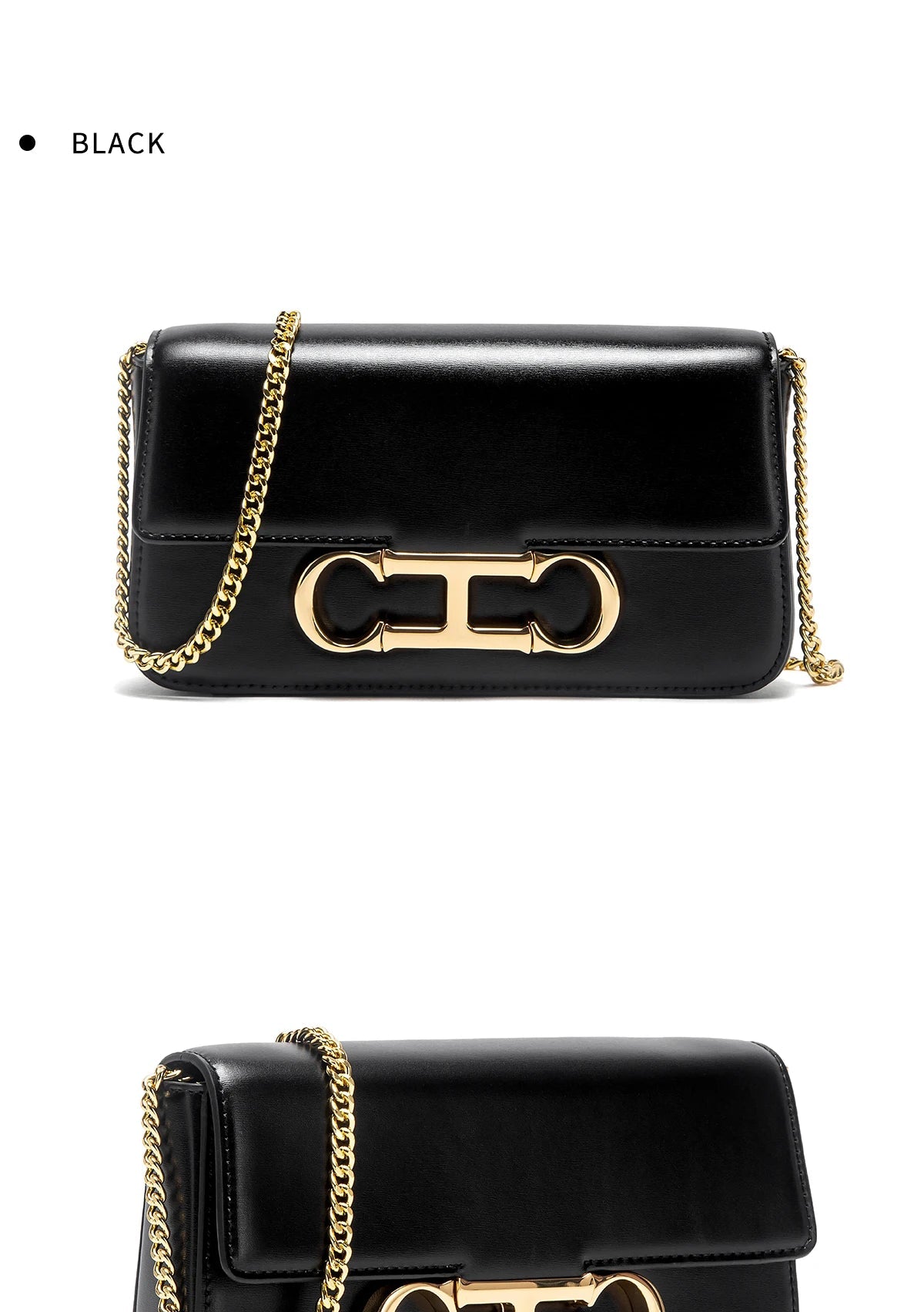 CHCH Women's Chain Bag Summer New Black Shoulder Bag Women's Flip Phone Bag - Tara's Tiny Treasures