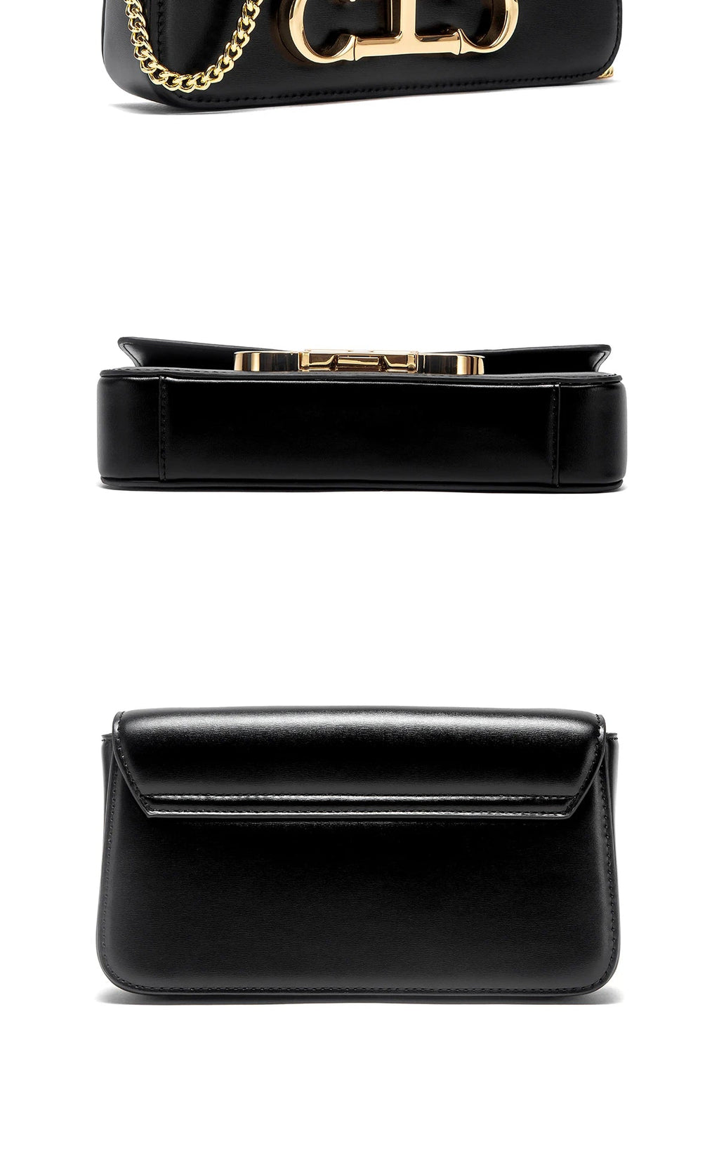 CHCH Women's Chain Bag Summer New Black Shoulder Bag Women's Flip Phone Bag - Tara's Tiny Treasures