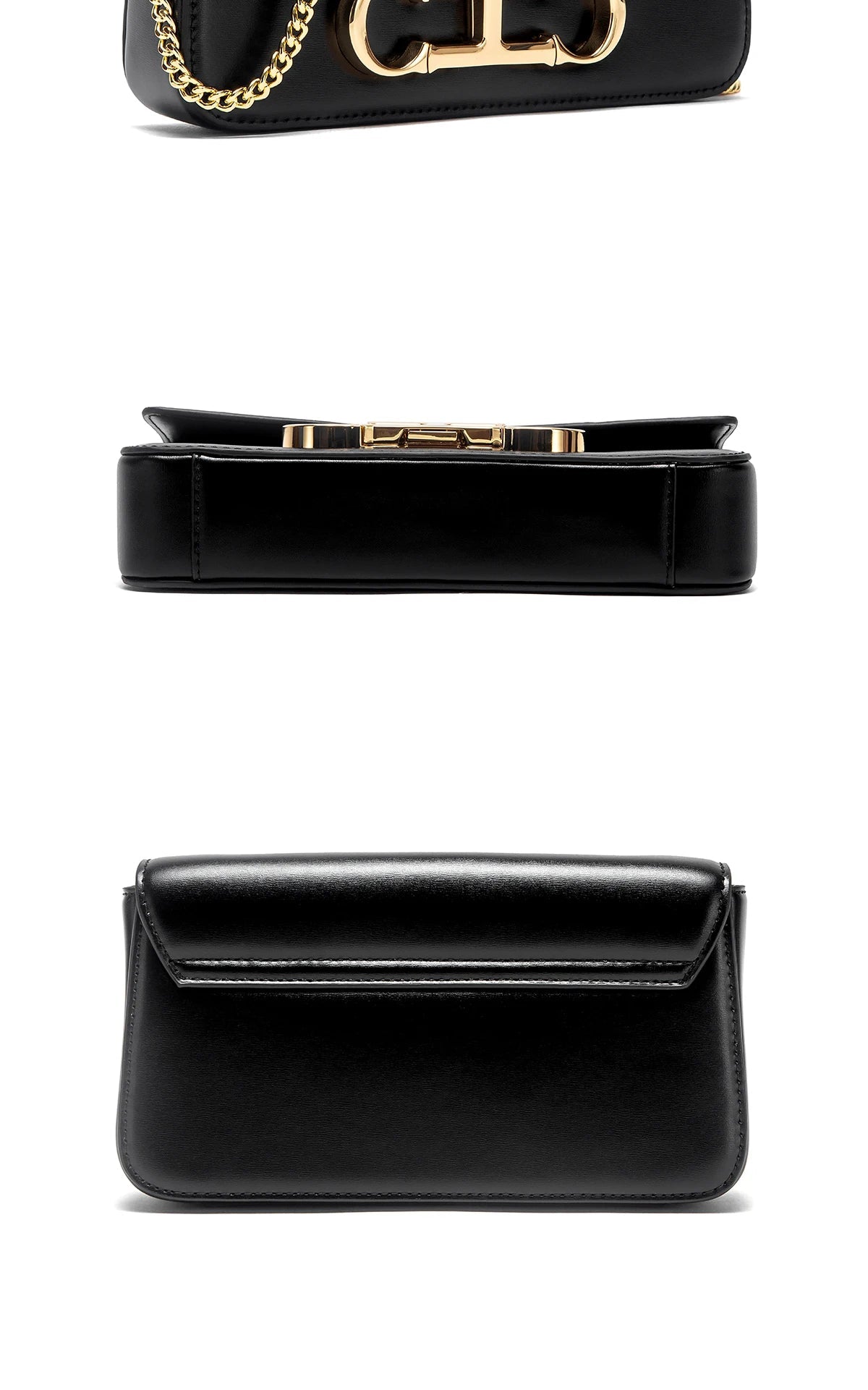CHCH Women's Chain Bag Summer New Black Shoulder Bag Women's Flip Phone Bag - Tara's Tiny Treasures