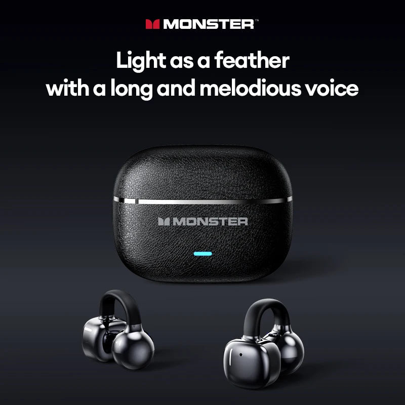 Choice Monster MQT65 OWS Bluetooth 6.0 Earphones Low Latency Earclip Bluetooth Headphones HD Call HiFi Music Game Sport Earbuds - Tara's Tiny Treasures