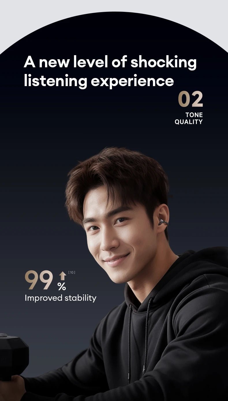 Choice Monster MQT65 OWS Bluetooth 6.0 Earphones Low Latency Earclip Bluetooth Headphones HD Call HiFi Music Game Sport Earbuds - Tara's Tiny Treasures