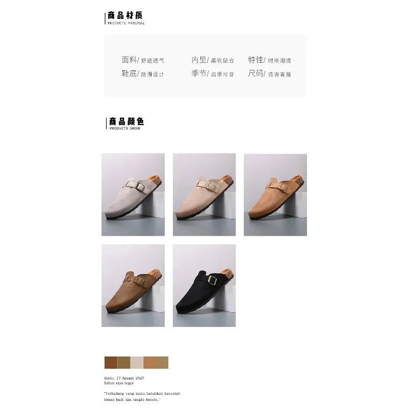 Classic Bestseller Closed Toe Sandals Unisex Casual Breathable Non-slip Soft Sole Outdoor Beach Daily Trendy Slippers - Tara's Tiny Treasures
