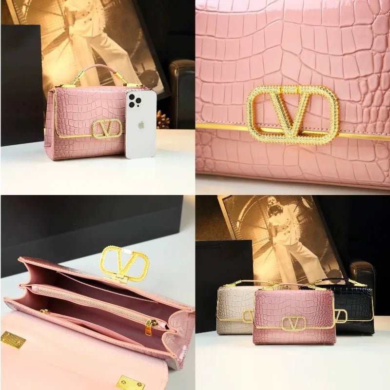Classic Casual Solid Color Diaper Bags For Ladies Parisian Luxury Tote Bag High-End Crossbody Bag Elegant Fashion Messenger Bag - Tara's Tiny Treasures