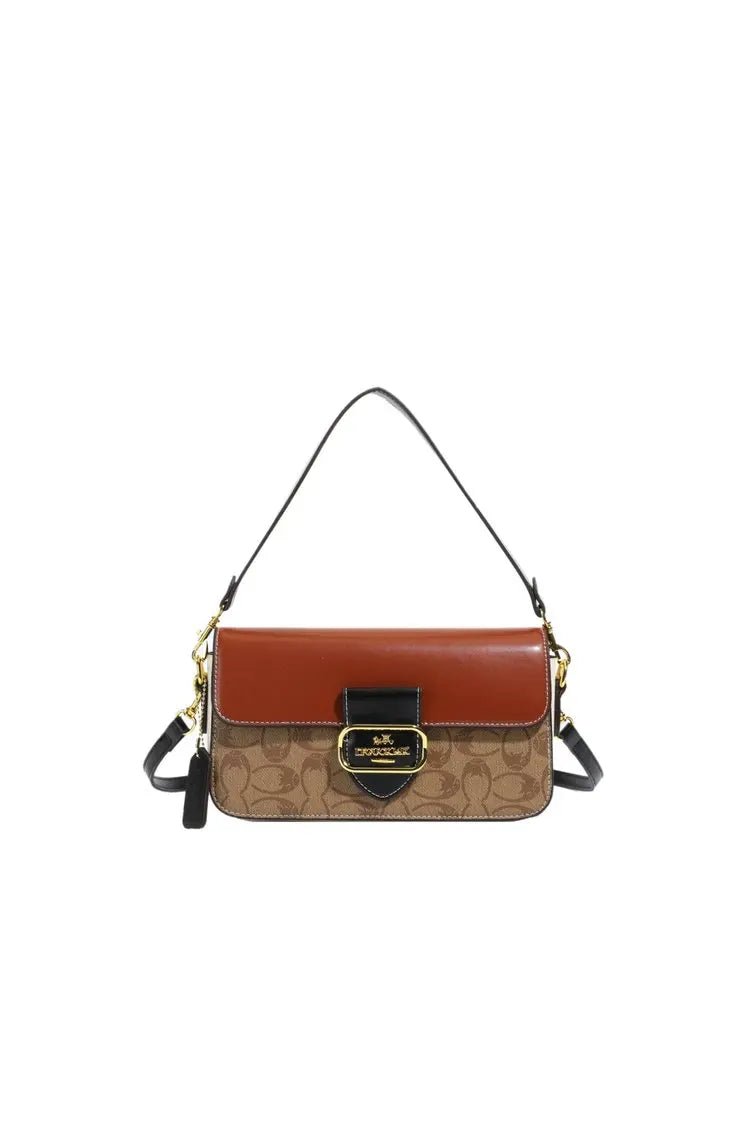 Classic Designer Leather Diaper Bag For Women Luxury Large Capacity Tote Elegant Crossbody Shoulder Bag Stylish And Roomy - Tara's Tiny Treasures