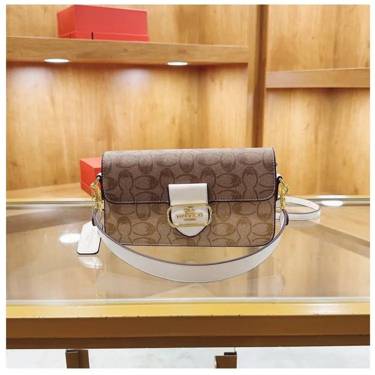 Classic Designer Leather Diaper Bag For Women Luxury Large Capacity Tote Elegant Crossbody Shoulder Bag Stylish And Roomy - Tara's Tiny Treasures