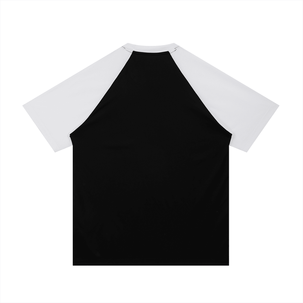 Contrast Raglan Sleeve Mesh T-Shirt - Tara's Tiny Treasures