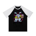 Contrast Raglan Sleeve Mesh T-Shirt - Tara's Tiny Treasures