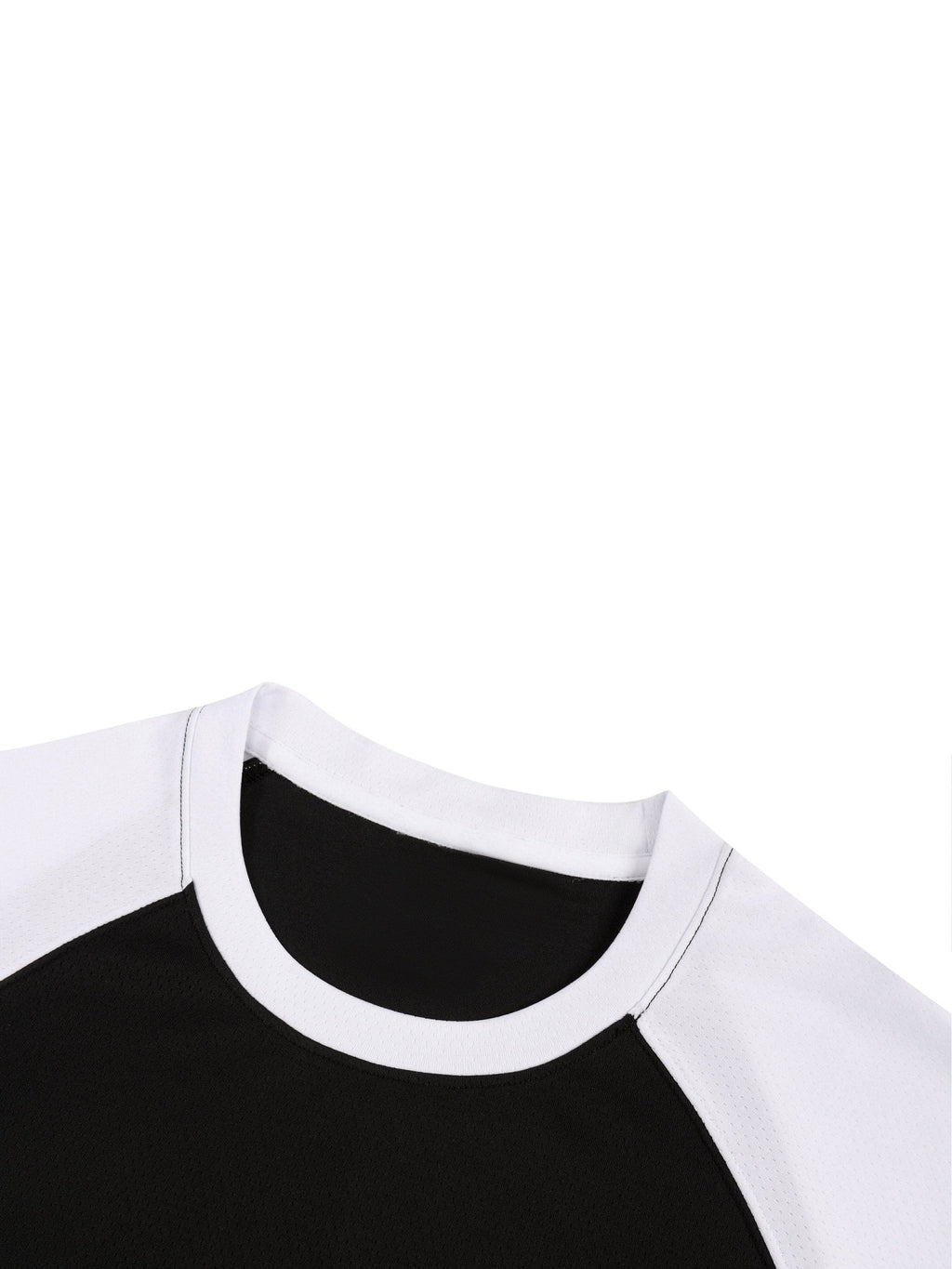 Contrast Raglan Sleeve Mesh T-Shirt - Tara's Tiny Treasures