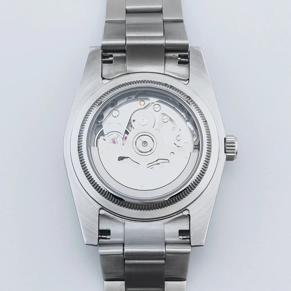 Corgeut Luxury NH35 Watch for Women Men 36MM/39MM Automatic Mechanical Wristwatches Sapphire Luminous 10Bar Pink Female Reloj - Tara's Tiny Treasures