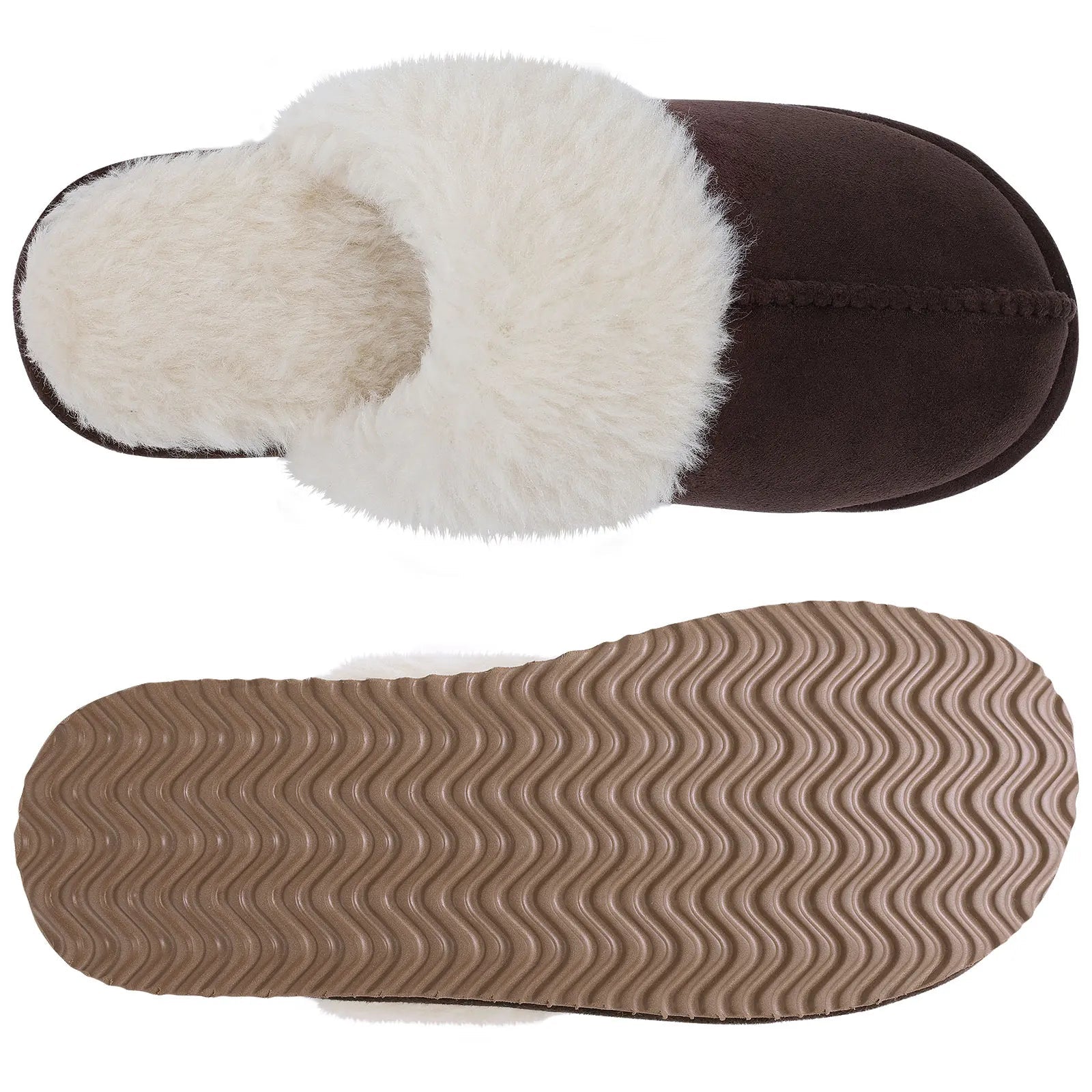 Crestar Women's Winter Fuzzy House Slippers New Warm Soft Sole Non-slip Cotton Shoes Lady Memory Foam Bathroom Platform Slipper - Tara's Tiny Treasures