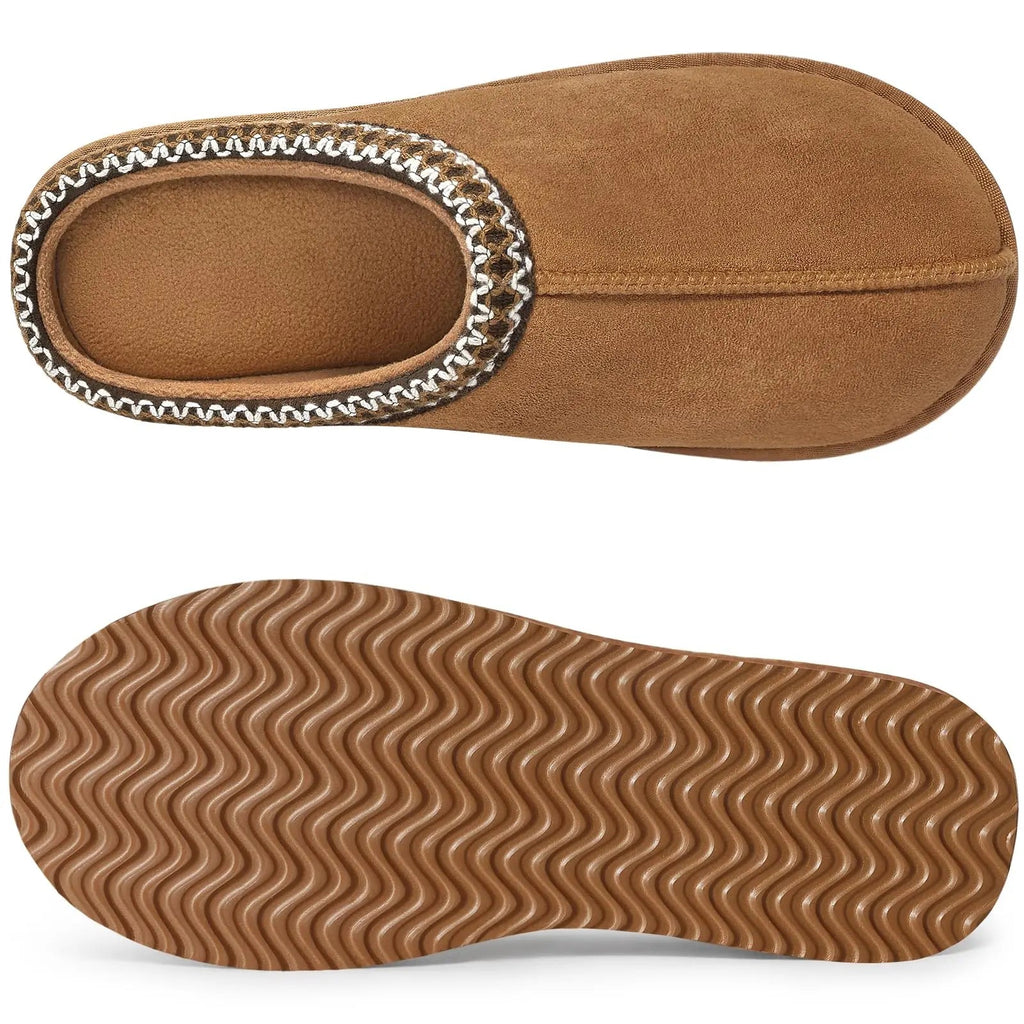 Crestar Women's Winter Fuzzy House Slippers New Warm Soft Sole Non-slip Cotton Shoes Lady Memory Foam Bathroom Platform Slipper - Tara's Tiny Treasures