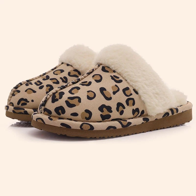 Crestar Women's Winter Fuzzy House Slippers New Warm Soft Sole Non-slip Cotton Shoes Lady Memory Foam Bathroom Platform Slipper - Tara's Tiny Treasures
