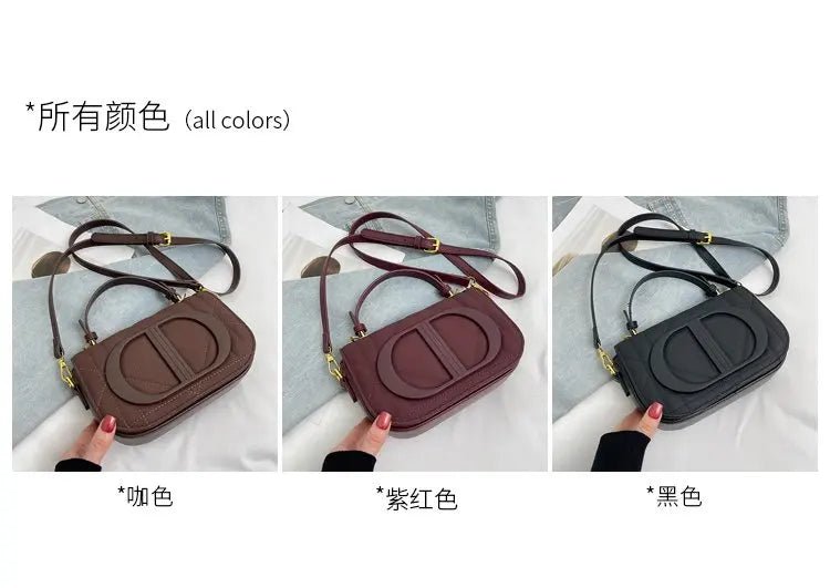 Elegant Designer Crossbody Bag Diaper Bag Women Luxury Leather Tote Large Capacity Stylish Shoulder Bag For Hands-Free - Tara's Tiny Treasures