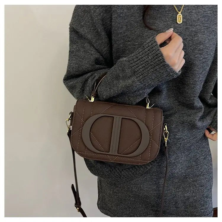 Elegant Designer Crossbody Bag Diaper Bag Women Luxury Leather Tote Large Capacity Stylish Shoulder Bag For Hands-Free - Tara's Tiny Treasures