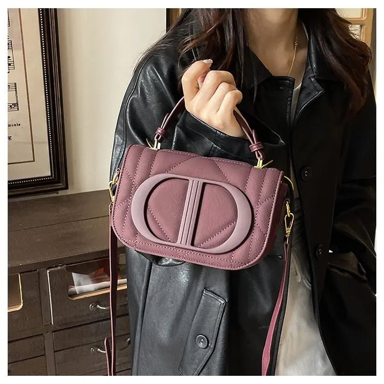 Elegant Designer Crossbody Bag Diaper Bag Women Luxury Leather Tote Large Capacity Stylish Shoulder Bag For Hands-Free - Tara's Tiny Treasures