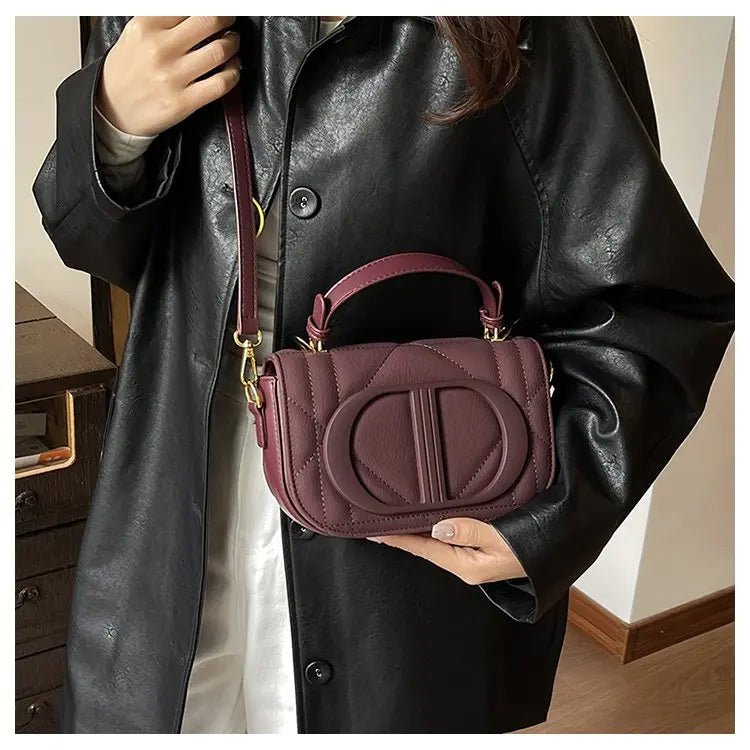 Elegant Designer Crossbody Bag Diaper Bag Women Luxury Leather Tote Large Capacity Stylish Shoulder Bag For Hands-Free - Tara's Tiny Treasures