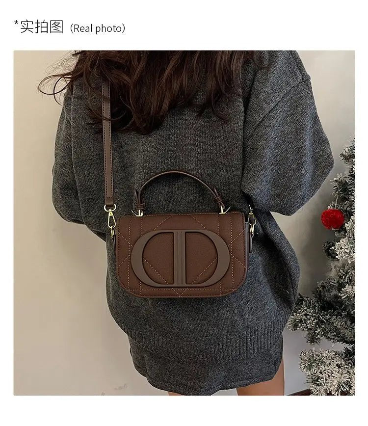 Elegant Designer Crossbody Bag Diaper Bag Women Luxury Leather Tote Large Capacity Stylish Shoulder Bag For Hands-Free - Tara's Tiny Treasures
