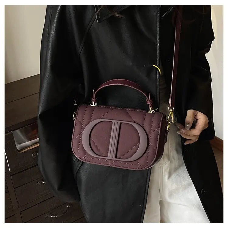 Elegant Designer Crossbody Bag Diaper Bag Women Luxury Leather Tote Large Capacity Stylish Shoulder Bag For Hands-Free - Tara's Tiny Treasures