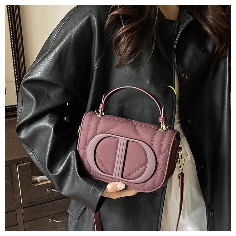 Elegant Designer Crossbody Bag Diaper Bag Women Luxury Leather Tote Large Capacity Stylish Shoulder Bag For Hands-Free - Tara's Tiny Treasures