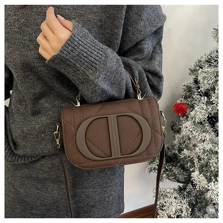 Elegant Designer Crossbody Bag Diaper Bag Women Luxury Leather Tote Large Capacity Stylish Shoulder Bag For Hands-Free - Tara's Tiny Treasures