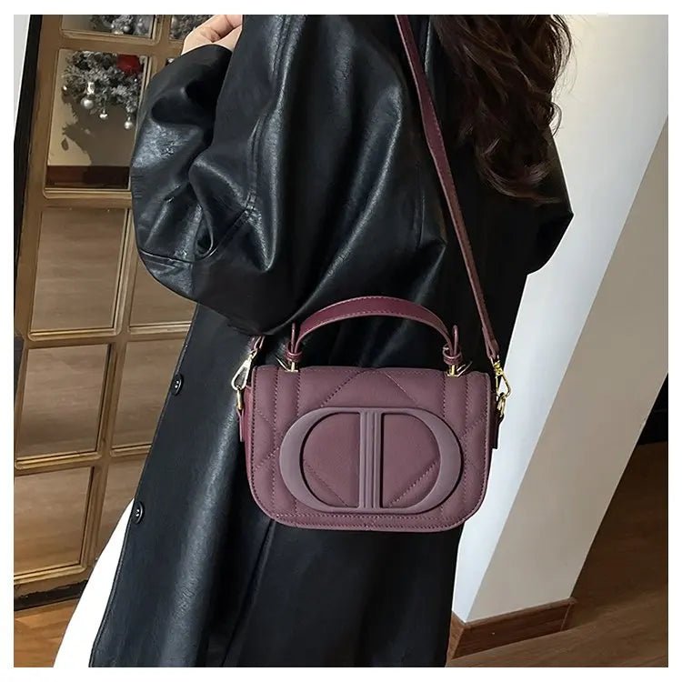 Elegant Designer Crossbody Bag Diaper Bag Women Luxury Leather Tote Large Capacity Stylish Shoulder Bag For Hands-Free - Tara's Tiny Treasures