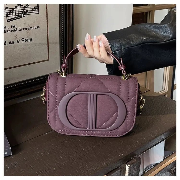 Elegant Designer Crossbody Bag Diaper Bag Women Luxury Leather Tote Large Capacity Stylish Shoulder Bag For Hands-Free - Tara's Tiny Treasures