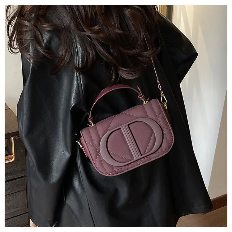 Elegant Designer Crossbody Bag Diaper Bag Women Luxury Leather Tote Large Capacity Stylish Shoulder Bag For Hands-Free - Tara's Tiny Treasures
