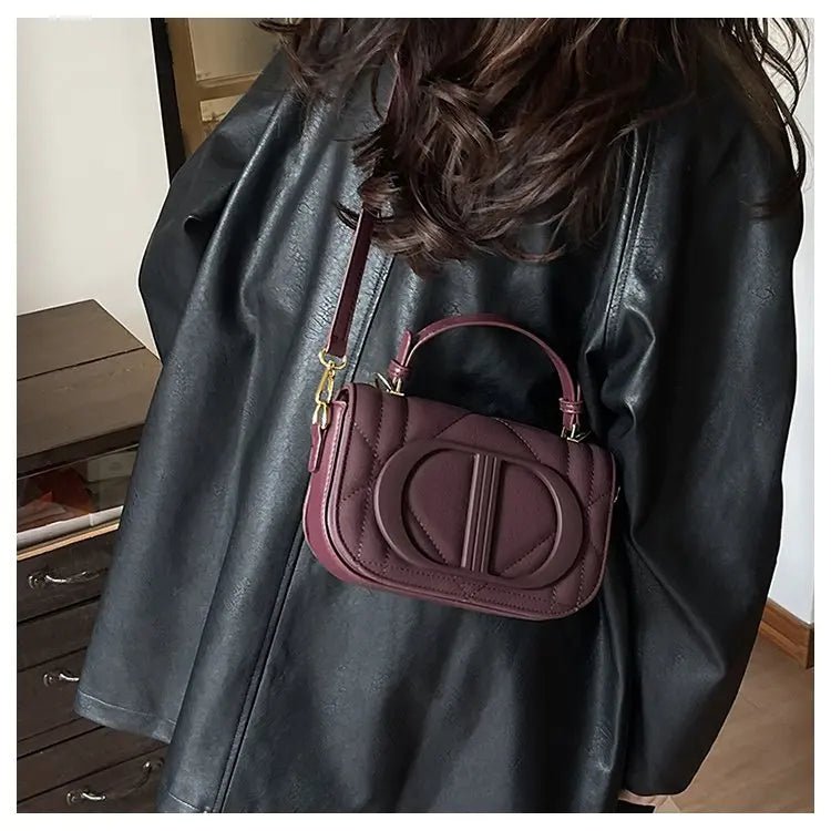 Elegant Designer Crossbody Bag Diaper Bag Women Luxury Leather Tote Large Capacity Stylish Shoulder Bag For Hands-Free - Tara's Tiny Treasures